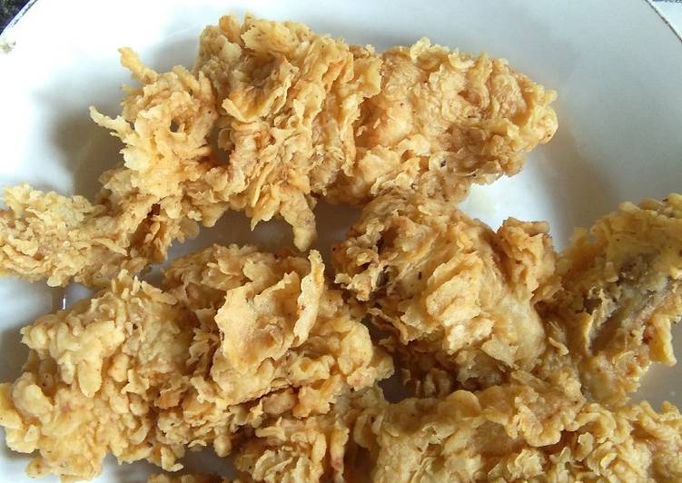 Ayam Goreng KFC krispy ala myself #BancakanOnlineBarengCookPad