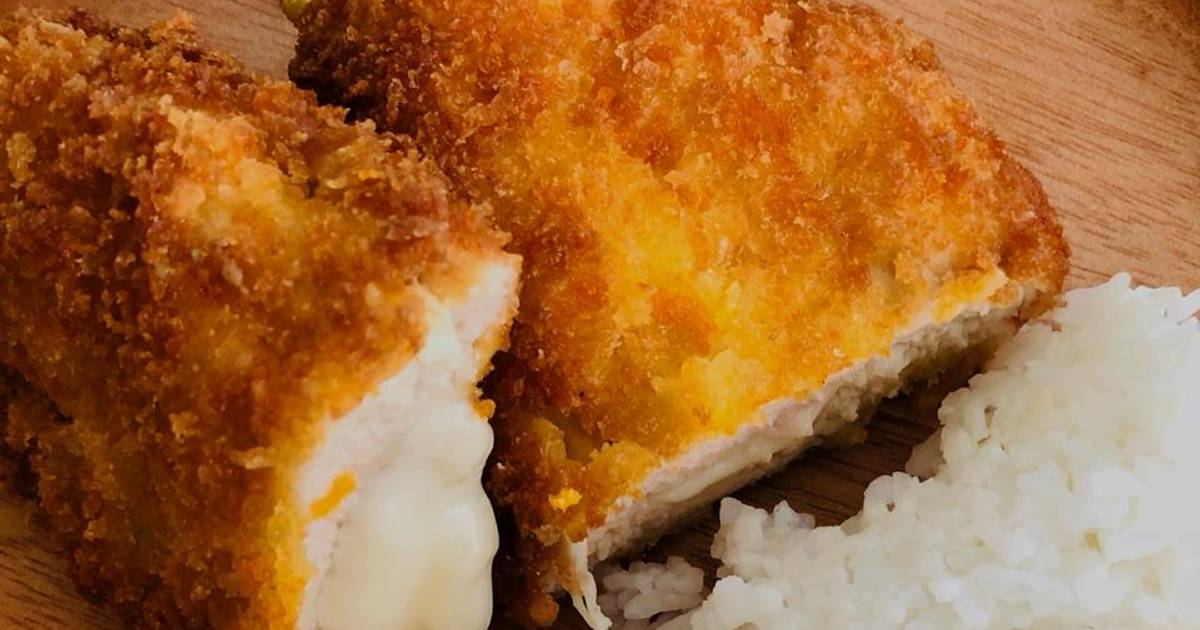 Resep Chicken Katsu Mozarella Cheese oleh Fiona Adrizka Cookpad