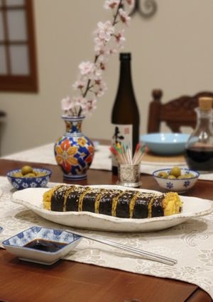 Una foto de Makis de Paella de Marisco