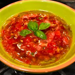 A picture of Basic Tomato Bruschetta Dip.
