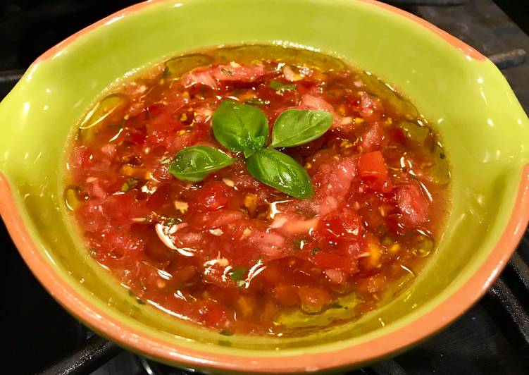 Easy Way to Cook Perfect Basic Tomato Bruschetta Dip