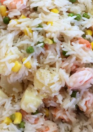 A picture of Prawn and Pineapple Rice.