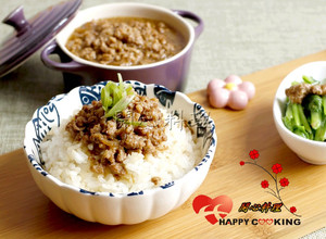 一鍋到底！電鍋(平底鍋)料理~~~滷肉燥 的食譜成品照片