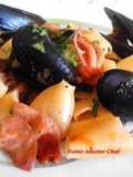 Paccheri con Calamari, Cozze e Pomodorini