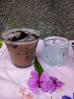 Foto resep Jelly Grass Choco Milk