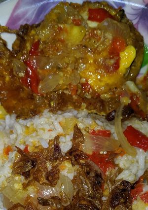 Foto resep Telor Ceplok Pedas