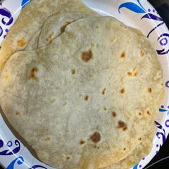 A picture of Homemade tortillas.