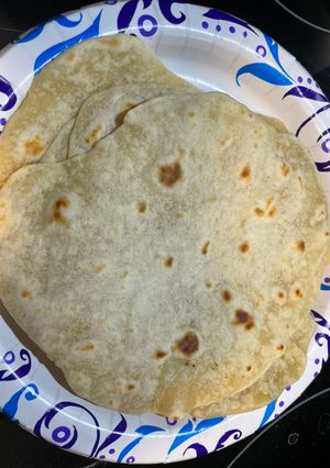 A picture of Homemade tortillas.