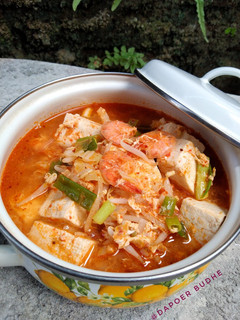 Foto resep 335. Sundubu Jjigae a.k.a Sup Tahu Pedas Ala korea