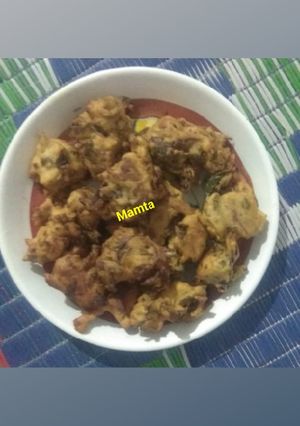 A picture of लाल भाजी का पकोड़ा.