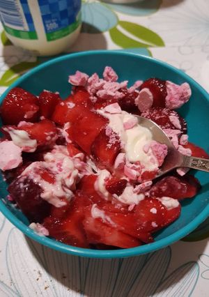 Una foto de Postre light improvisado