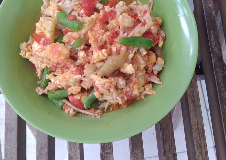 Telur ayam suwir