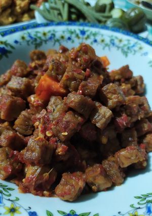 Foto resep Sambal tempe orak arik