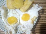 A picture of salty boiled egg