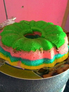 Foto resep Bolu kukus pelangi