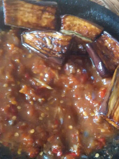 Foto resep Sambal tomat + Terong goreng