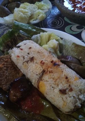 Foto resep Nasi liwet bakar mudah