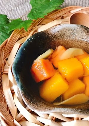 Hình của món 🌱 Chè Bí Đỏ Khoai Lang Nấu Gừng.
