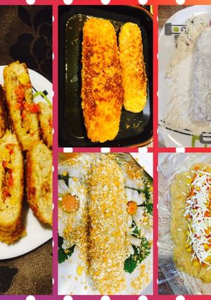 عکسی از دستور رول مرغ سوخاری😋