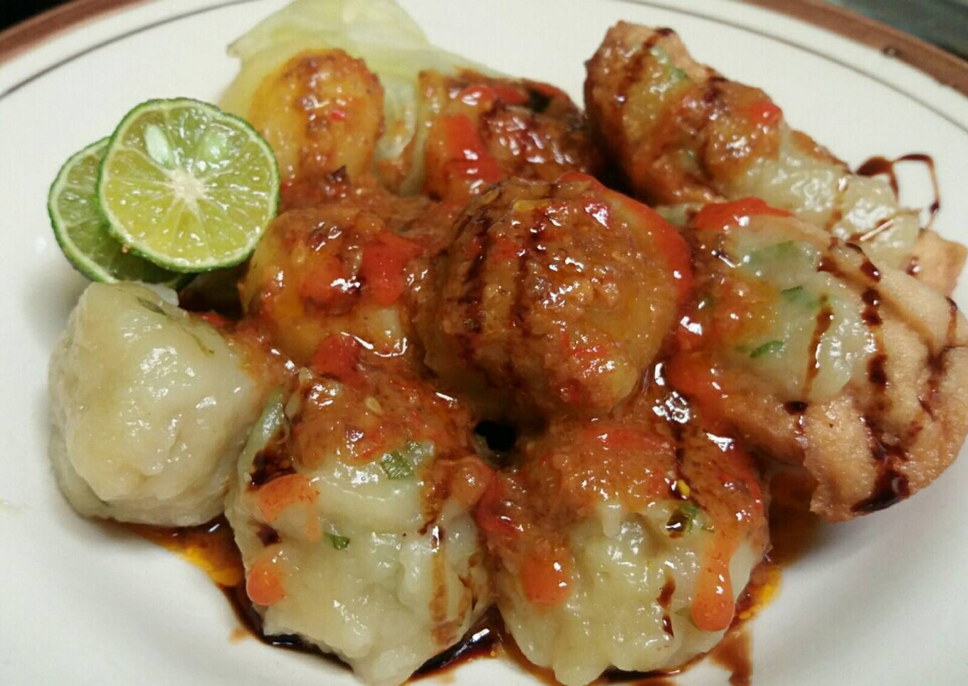 Siomay Bandung (versi ayam) 😁 - resep kuliner nusantara