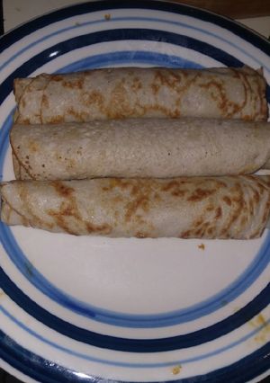Una foto de Panqueques de avena y plátano sin leche