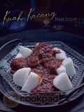 Nasi Impit Kuah Kacang