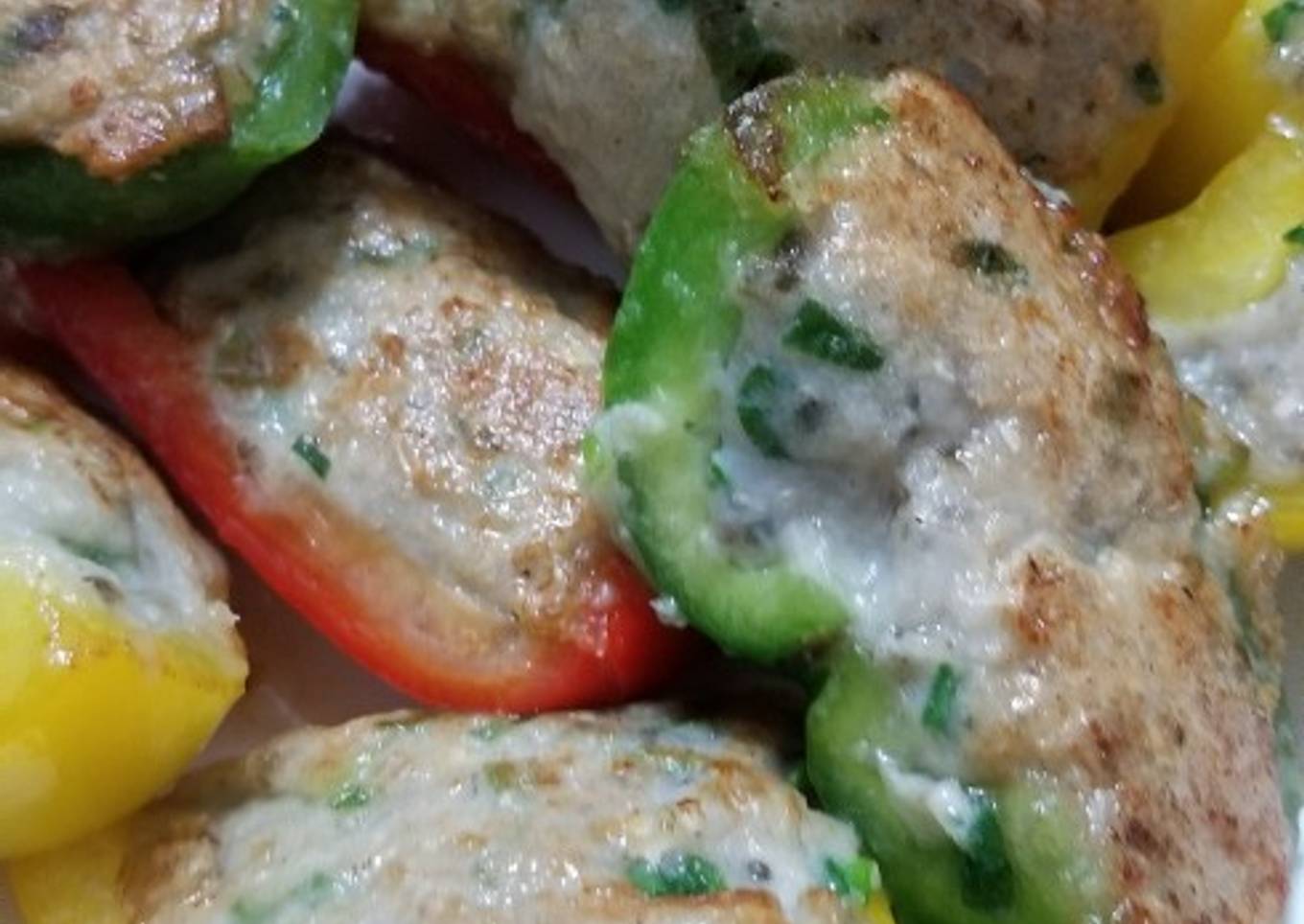 Fried Bell Pepper Fish Cake ç…Žé‡€ä¸‰å¯¶