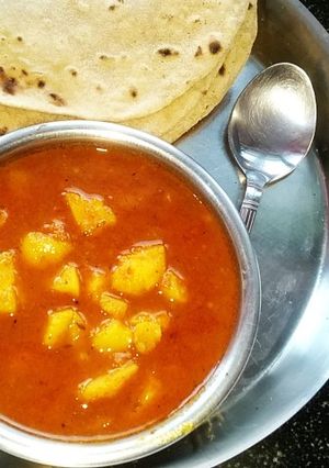 आलू-टमाटर की सब्ज़ी(Aloo tamatar ki sabzi recipe in hindi) रेसिपी मुख्य फोटो
