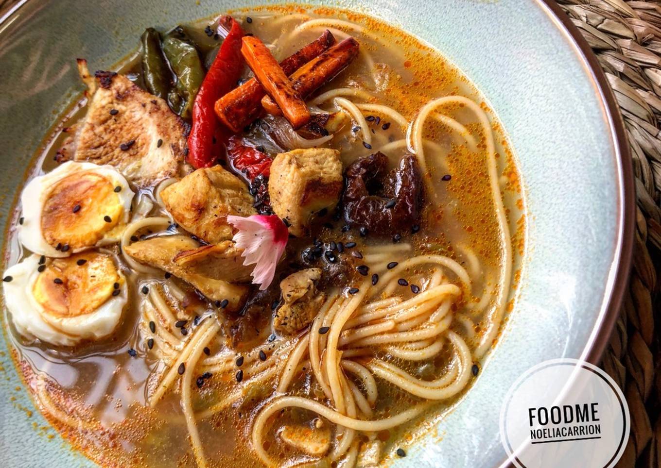 🍜 Ramen de pollo y ciruelas 🍜