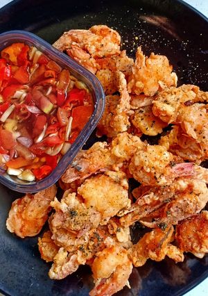 Foto resep Udang goreng dabu dabu