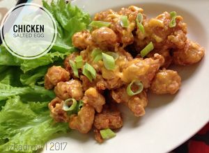 Foto resep Chicken Salted Egg (Ayam Goreng Saus Telur Asin)