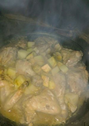 Una foto de Pollo a la cerveza (al disco)