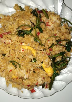 Foto resep Nasi goreng kangkung