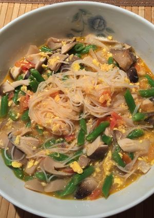 Foto resep Vegetarian Spicy Bee hon