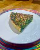 Quiche de acelgas y espinacas con mozzarella