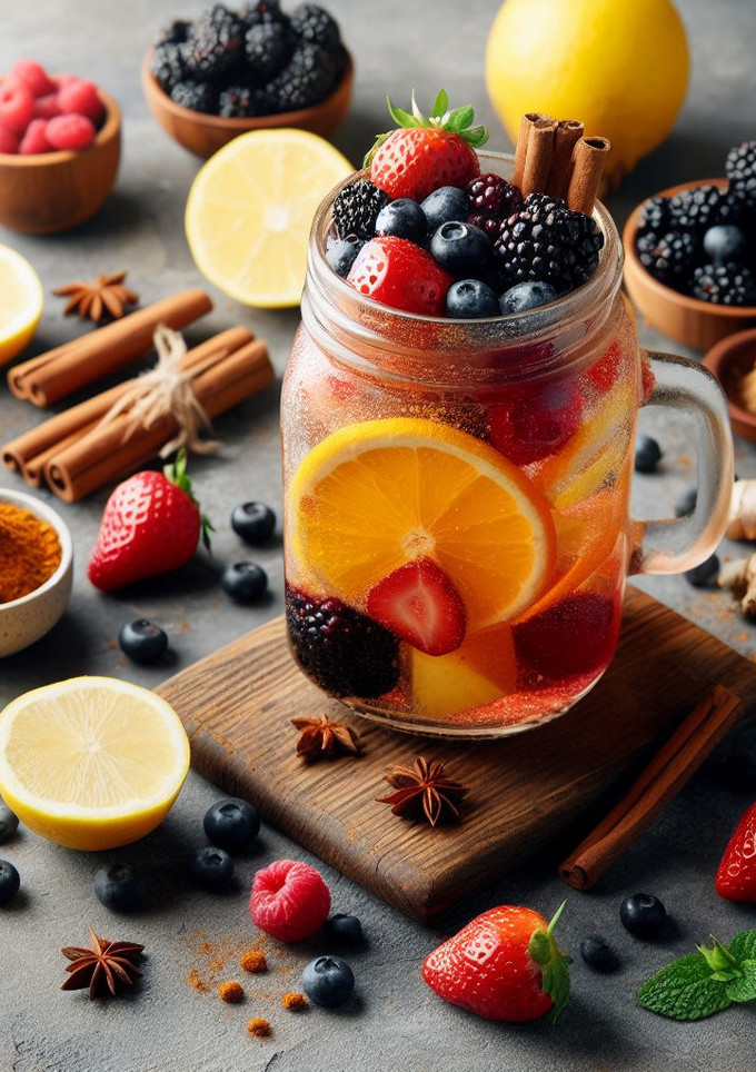 Una foto de Kombucha antioxidante