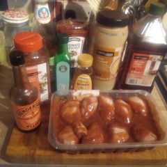 A picture of BBQ sauce recipe.