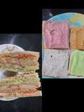 Healthy Vegetable Sandwich with Homemade CHEESE spreads