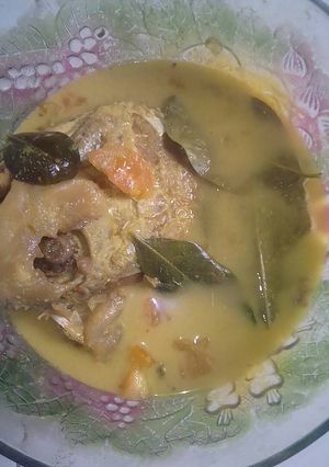 Foto resep Gule asin kepala kakap