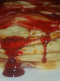 My pancakes بان كيك بصوص الكركديه