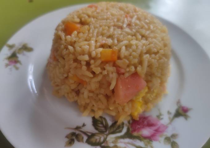Nasi telur rice cooker