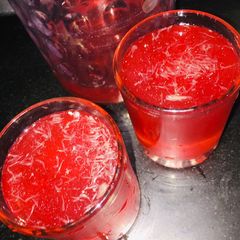 A picture of Roohafza Sharbat.