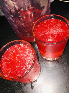 A picture of Roohafza Sharbat.