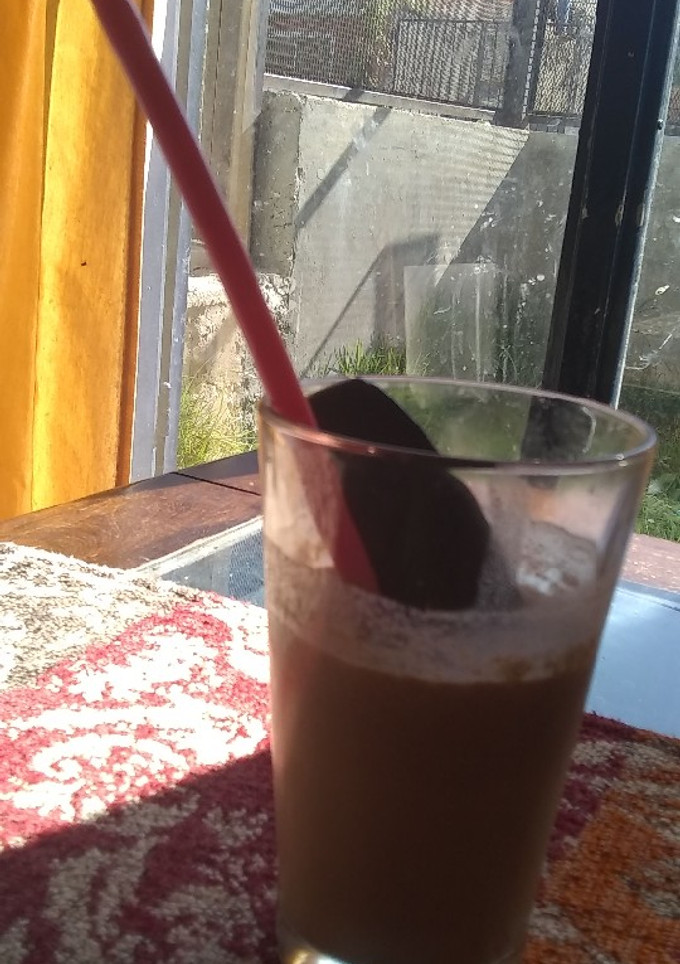 Una foto de Batido de galletas de chocolate