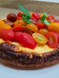 Cheesecake Salado con Tomate Cherry