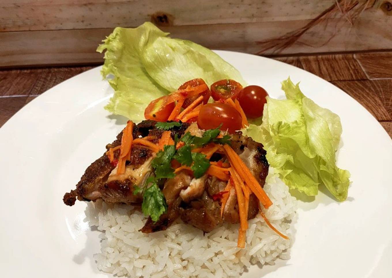 Grilled Lemongrass Chicken with Nuoc Cham (Ayam Sereh Bakar)