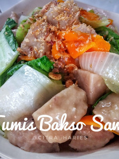 Foto resep Tumis Bakso Sawi