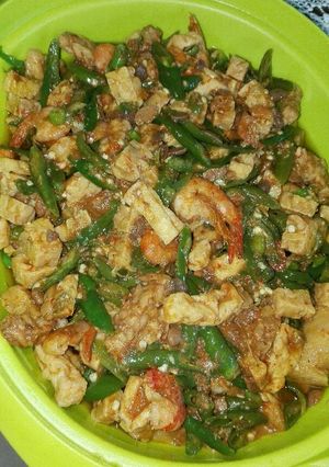 Foto resep Tauco udang tempe & tahu