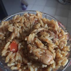 A picture of Jollof Rice Sharp Sharp.