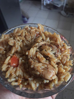 A picture of Jollof Rice Sharp Sharp.
